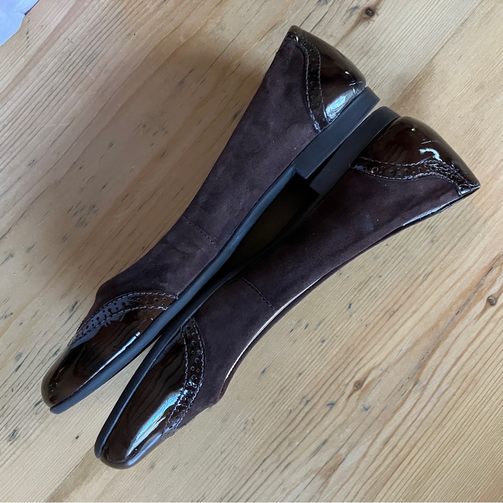 L.L. Bean Dark Brown Leather Flats - Picture 3 of 15
